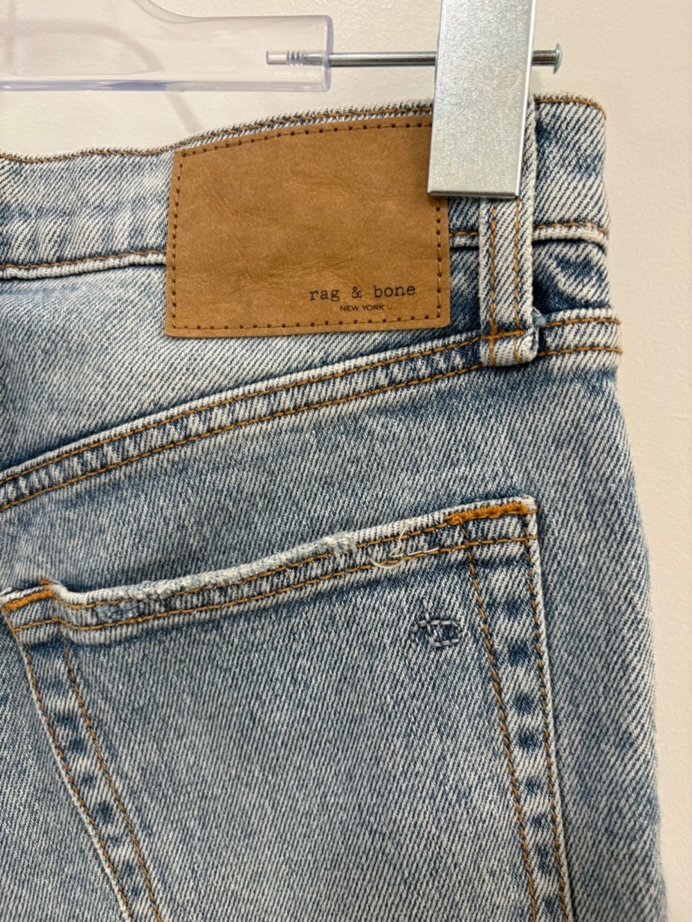 Rag and Bone Harlow Mid Rise Straight Distressed Jeans Size 24 - Picture 10 of 13